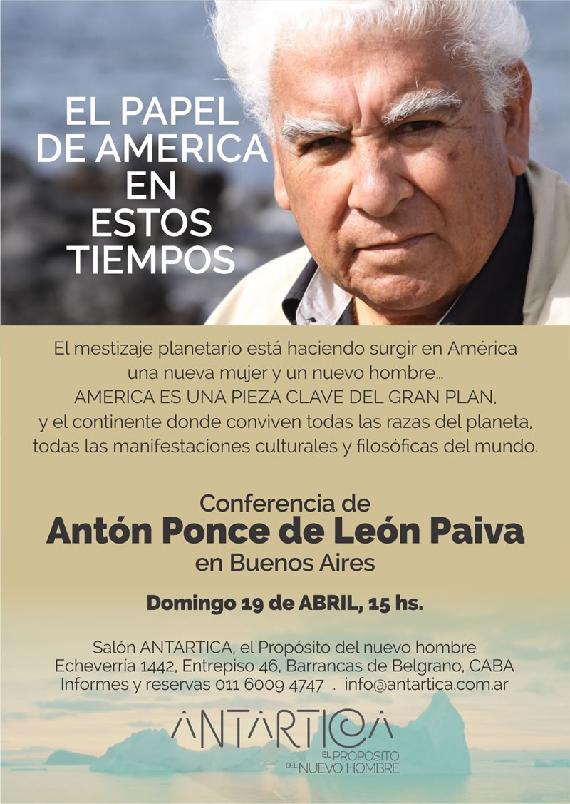 Conferencia de Anton Ponce de Le&oacute;n Paiva